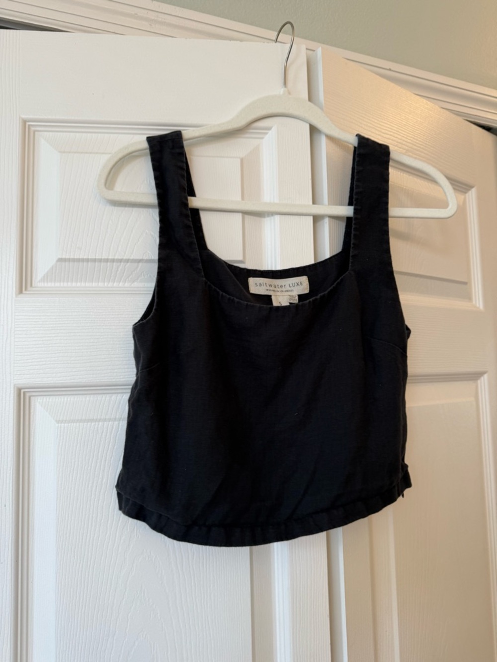 Saltwater Luxe black Linen-Blend
Tank - Picture 5 of 6